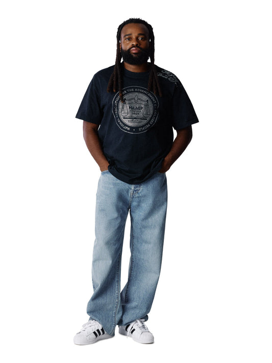 NAACP André Leon Talley Rhinestone Tee Black