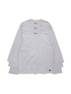 DT Flag 3-Pack Long Sleeve Tee Grey