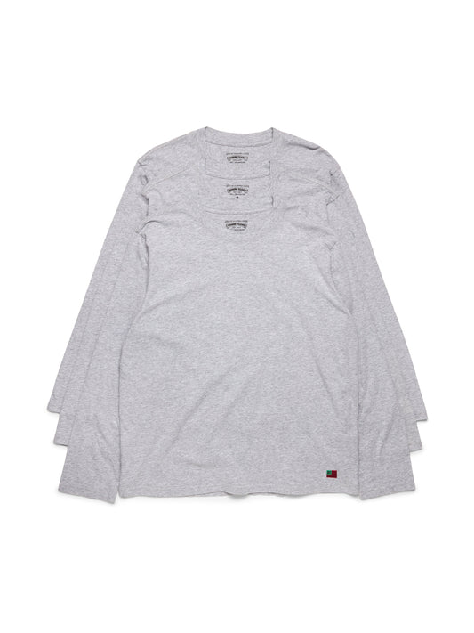 DT Flag 3-Pack Long Sleeve Tee Grey