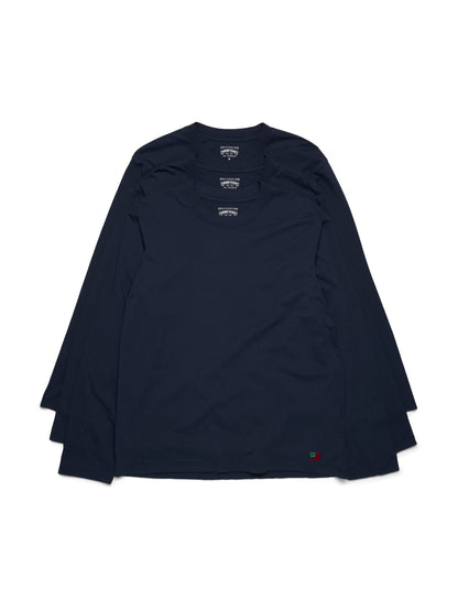 DT Flag 3-Pack Long Sleeve Tee Navy