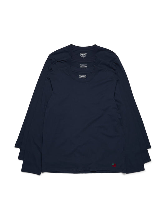 DT Flag 3-Pack Long Sleeve Tee Navy