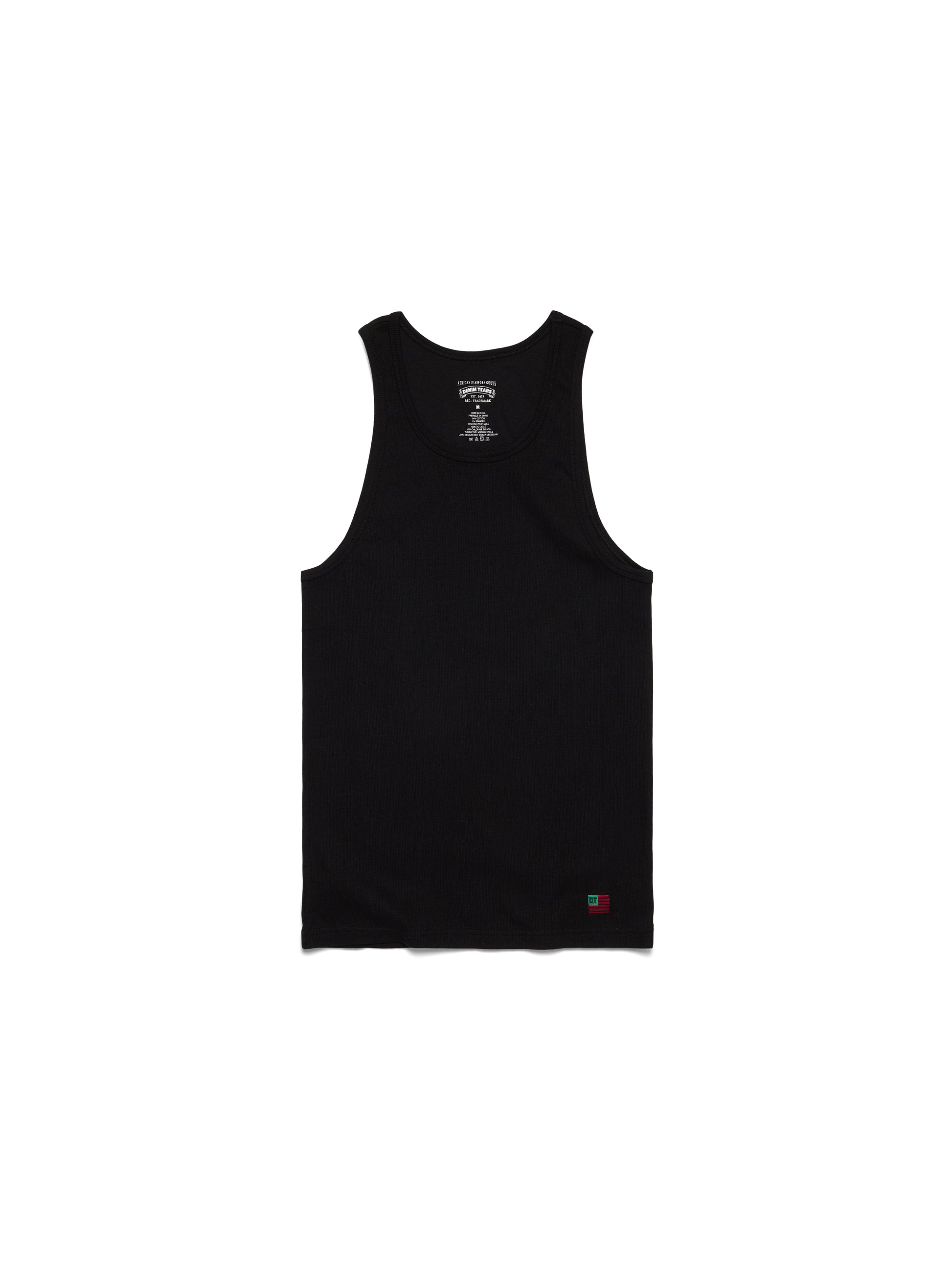 DT Flag 3-Pack Ribbed Tank Black – view 2