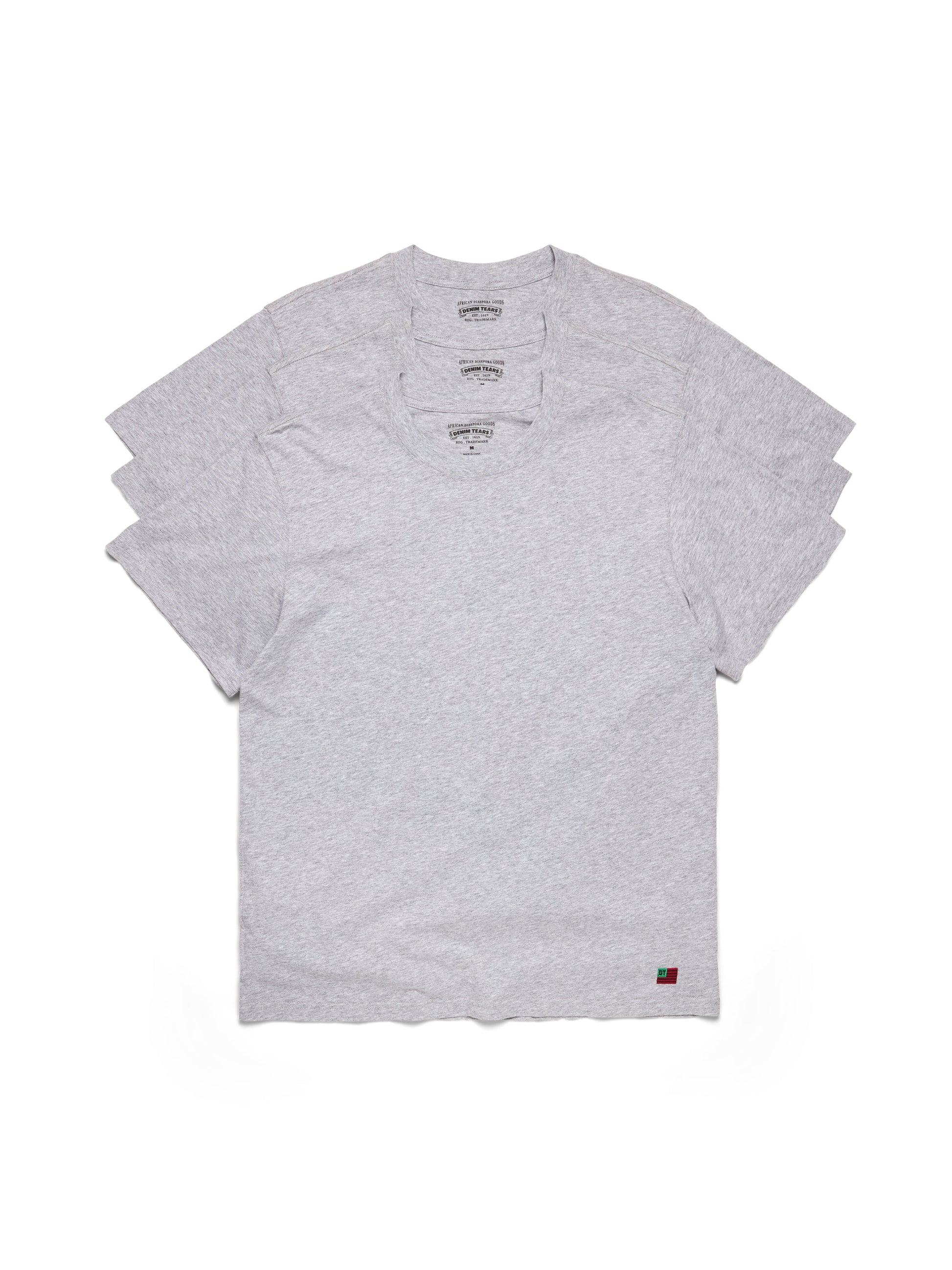 DT Flag 3-Pack Tee Grey