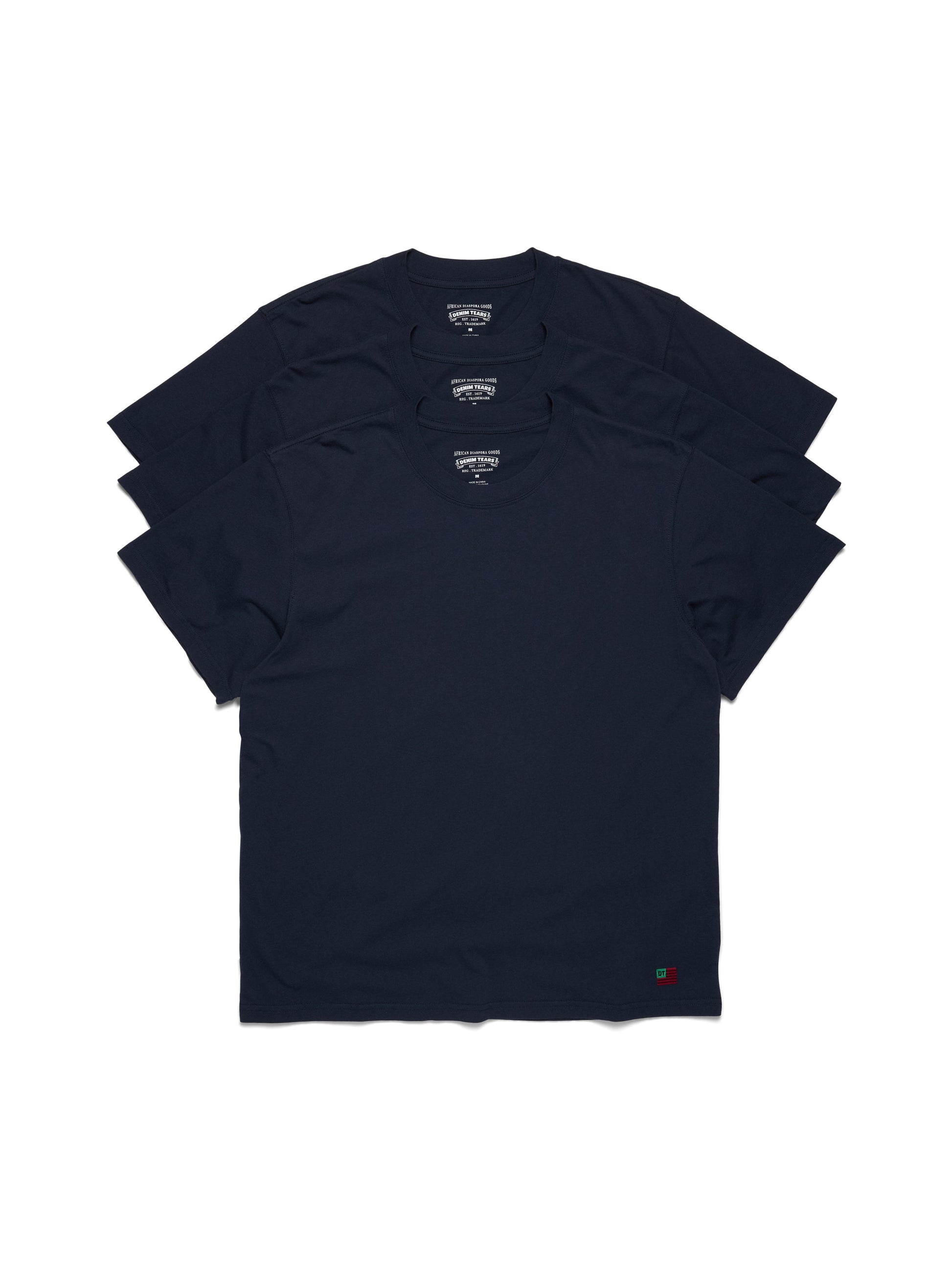 DT Flag 3-Pack Tee Navy