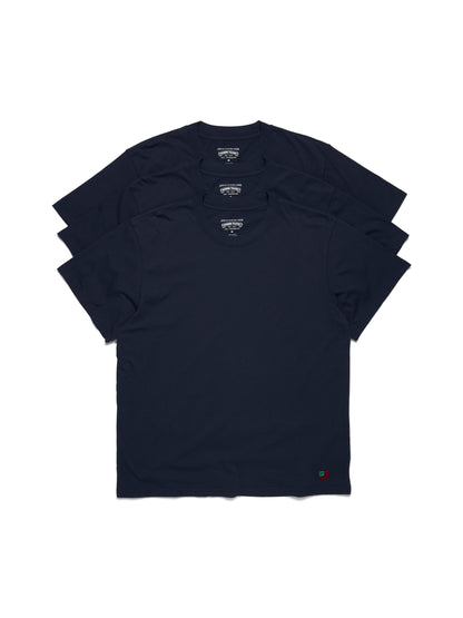 DT Flag 3-Pack Tee Navy