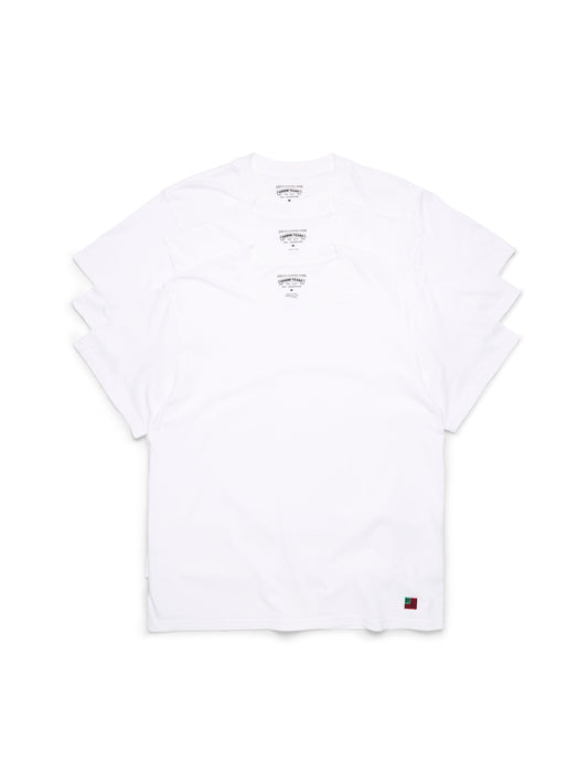 DT Flag 3-Pack Tee White