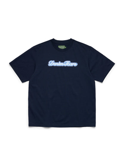 Hollis Font Tee Navy