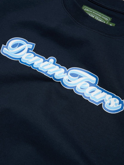 Hollis Font Tee Navy