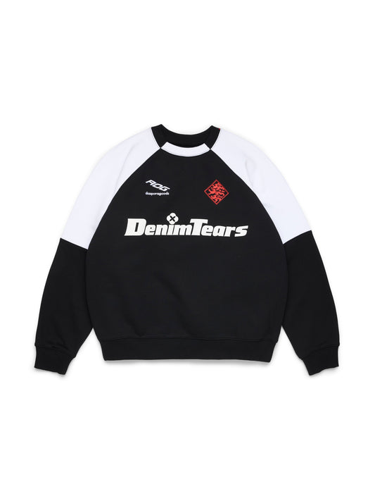 DT Sport Color Blocked Crewneck Black