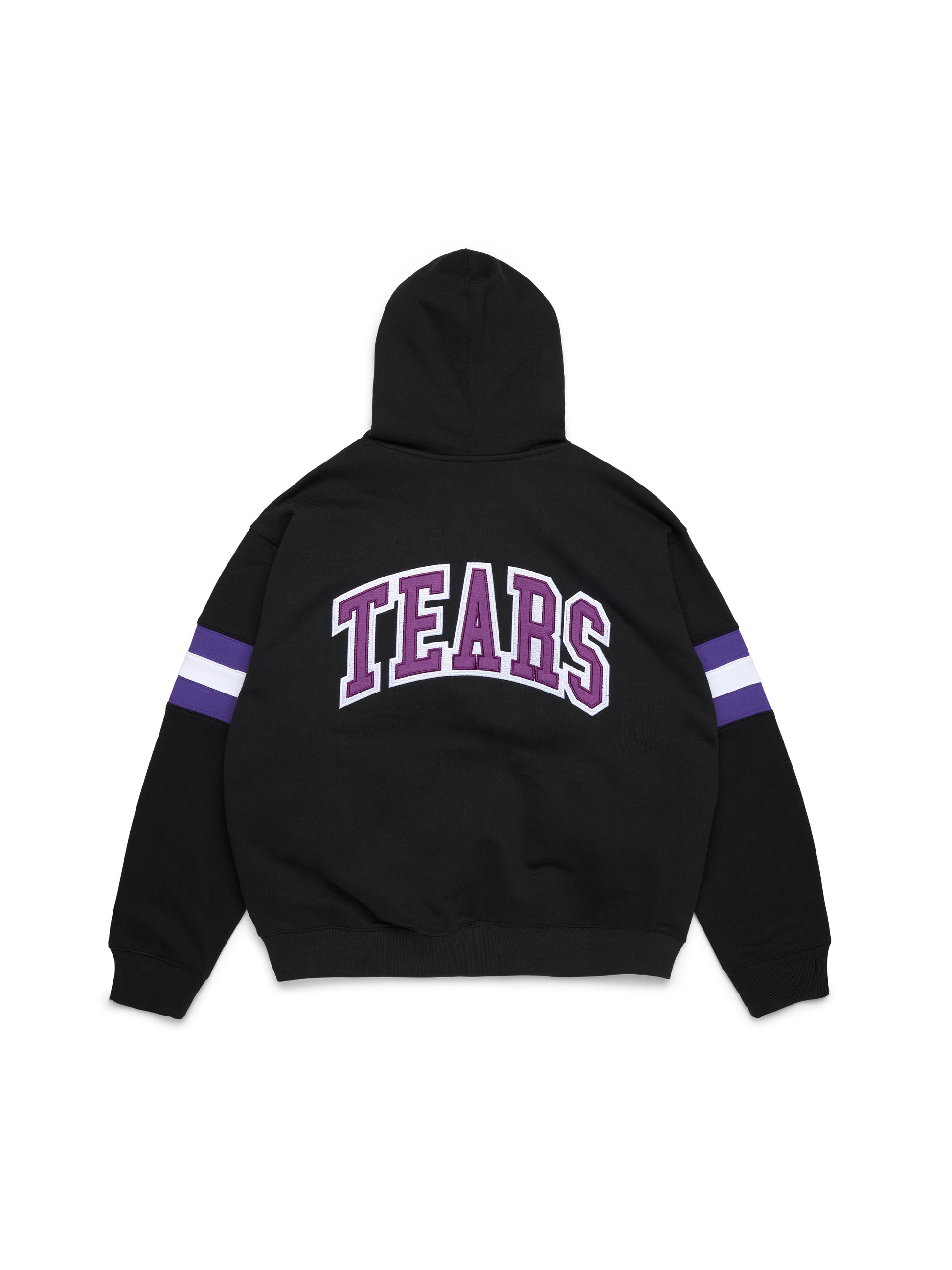 DT Stripe Zip Hoodie Black – view 2