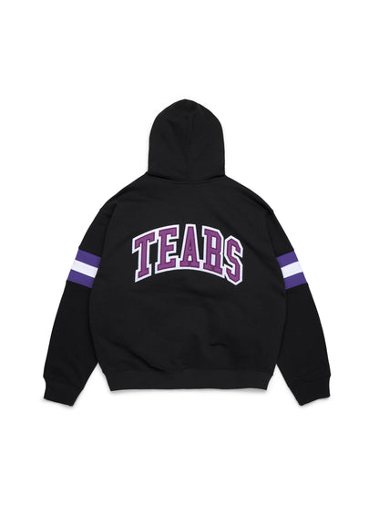 DT Stripe Zip Hoodie Black – view 2