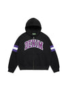 DT Stripe Zip Hoodie Black