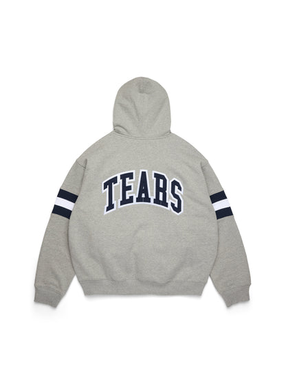 DT Stripe Zip Hoodie Grey – view 2