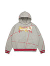 DT Virginia Overlock Stitch Hoodie Grey
