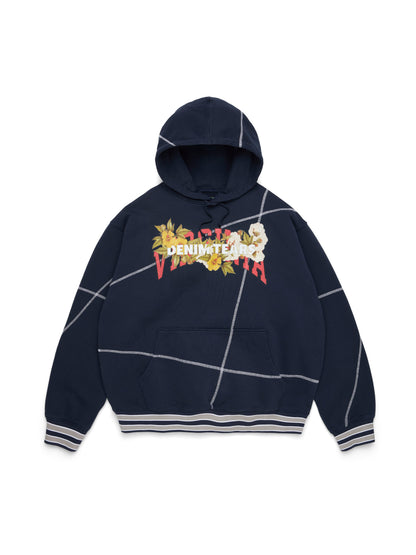 DT Virginia Overlock Stitch Hoodie Navy