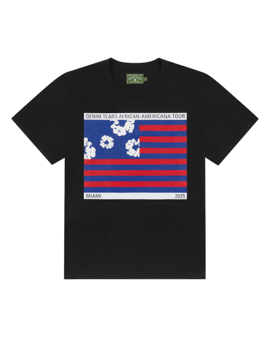 Miami Pop Up Tee Black