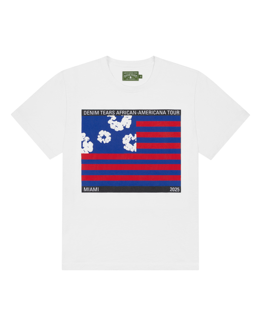 Miami Pop Up Tee White