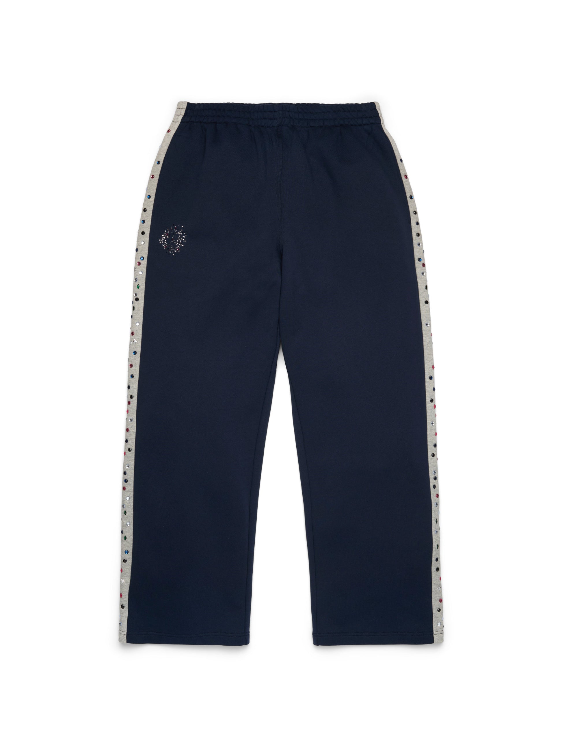 Denim U Rhinestone Sweatpant Navy