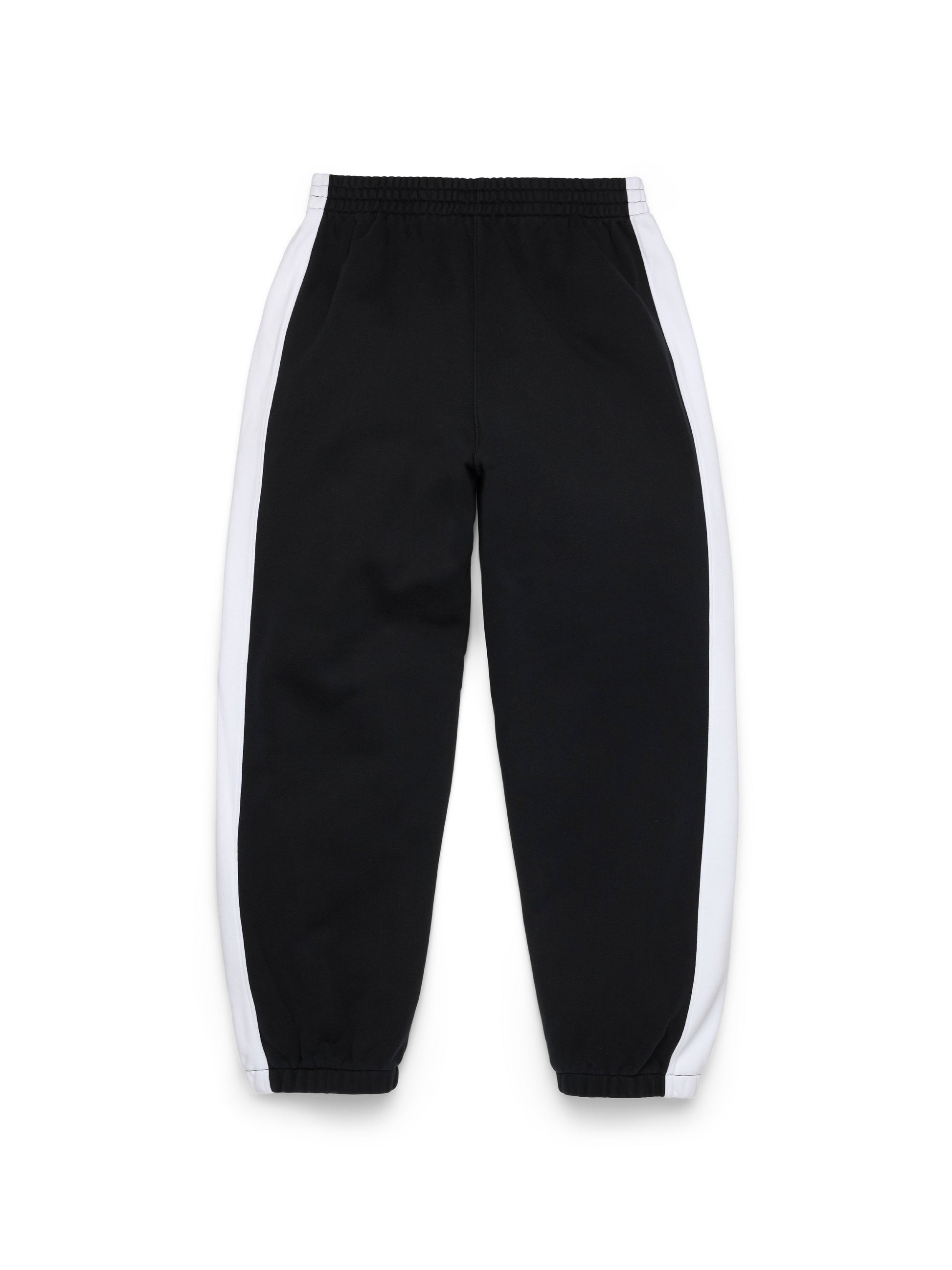 Denim U Paneled Sweatpant Black – view 2