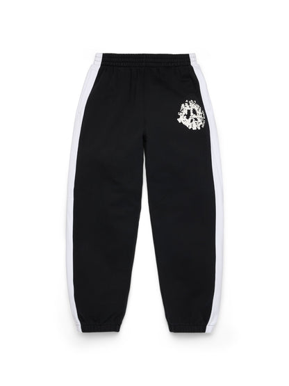 Denim U Paneled Sweatpant Black