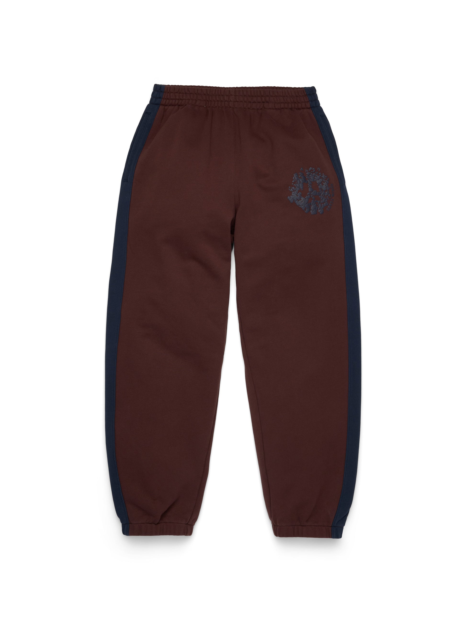 Denim U Paneled Sweatpant Brown