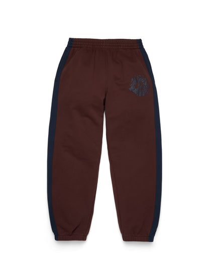 Denim U Paneled Sweatpant Brown