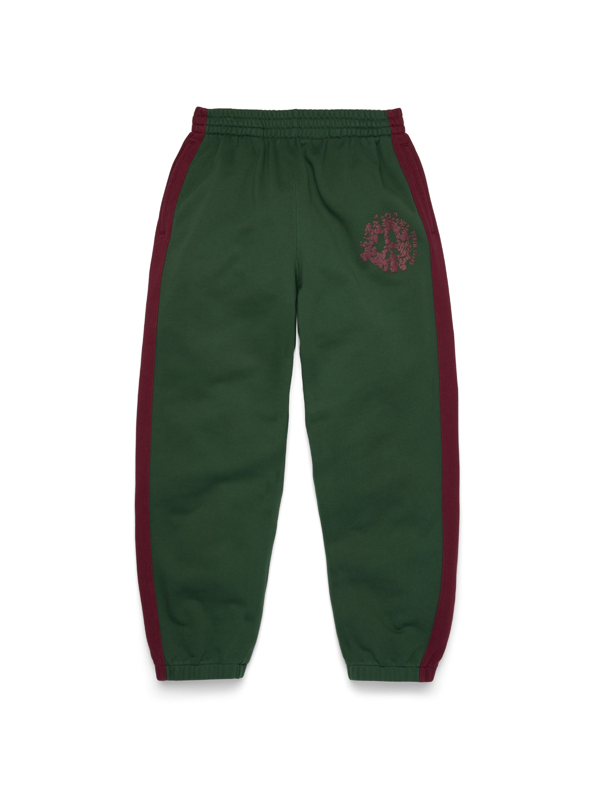 Denim U Paneled Sweatpant Green