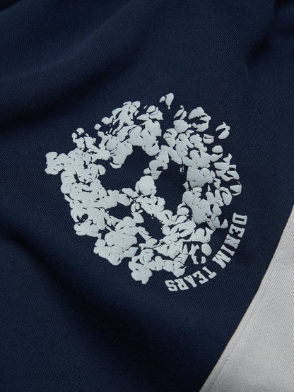 Denim U Paneled Sweatpant Navy – view 3
