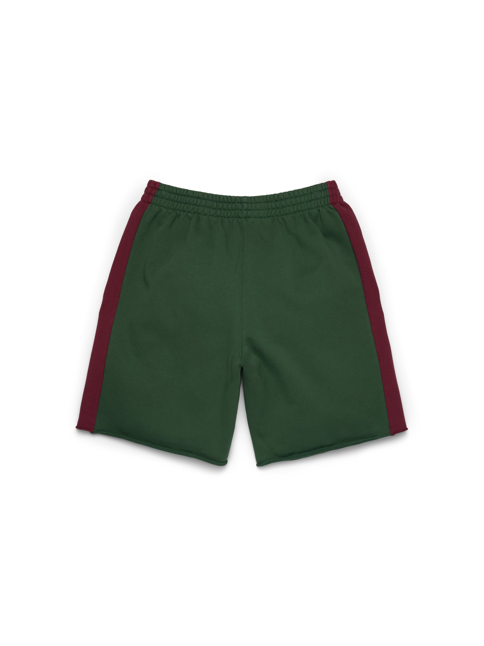 Denim U Paneled Sweatshort Green – view 2