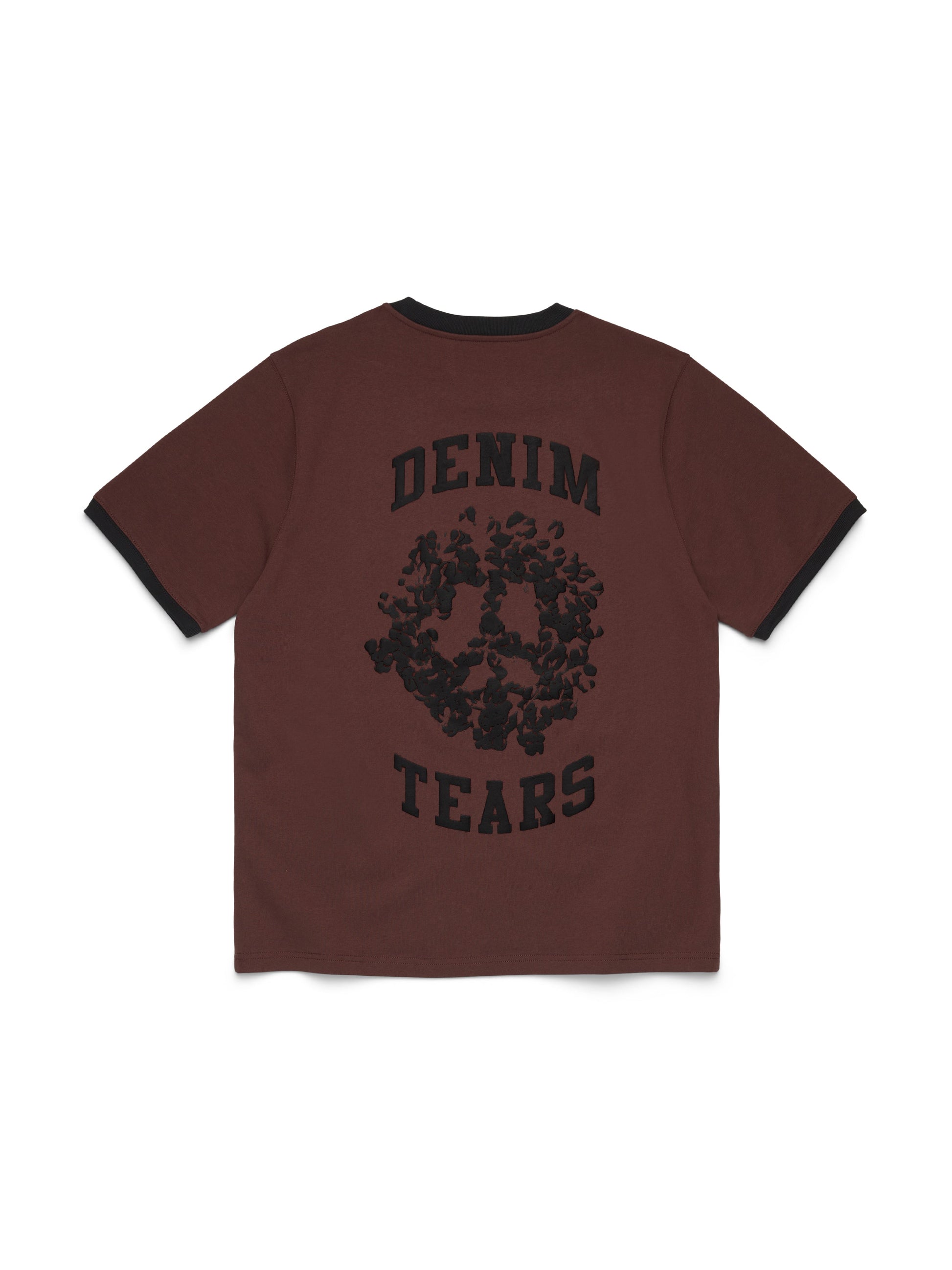Denim U Ringer Tee Brown – view 2