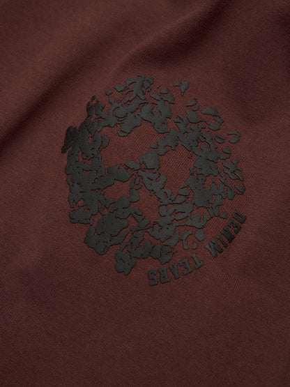 Denim U Ringer Tee Brown – view 3