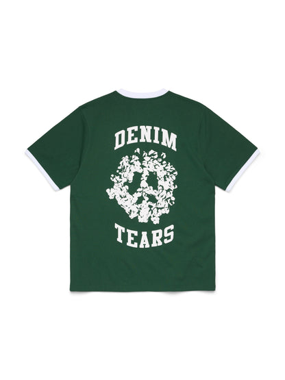 Denim U Ringer Tee Green – view 2
