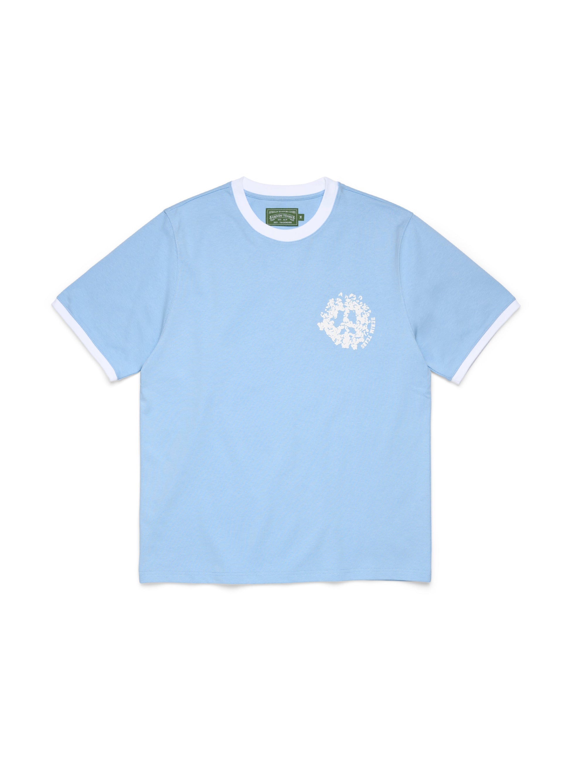 Denim U Ringer Tee Light Blue