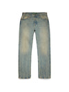 Straight Denim Pant Dirty Wash