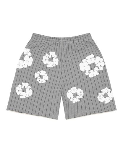 Pinstripe Wreath Sweatshorts Grey – view 2