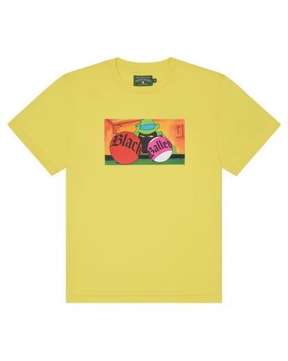Black Balled Tee Yellow