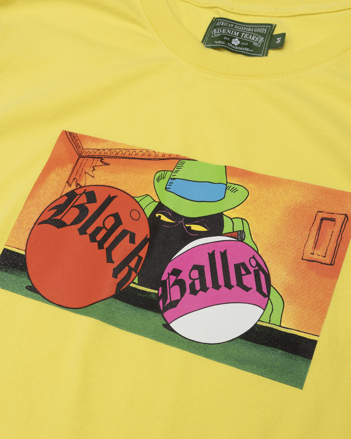 Black Balled Tee Yellow – view 3