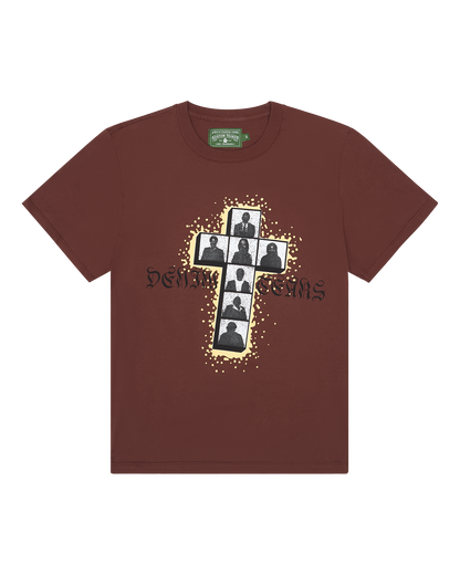 Cross Tee Brown