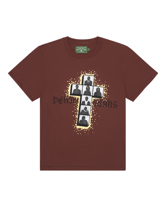 Cross Tee Brown