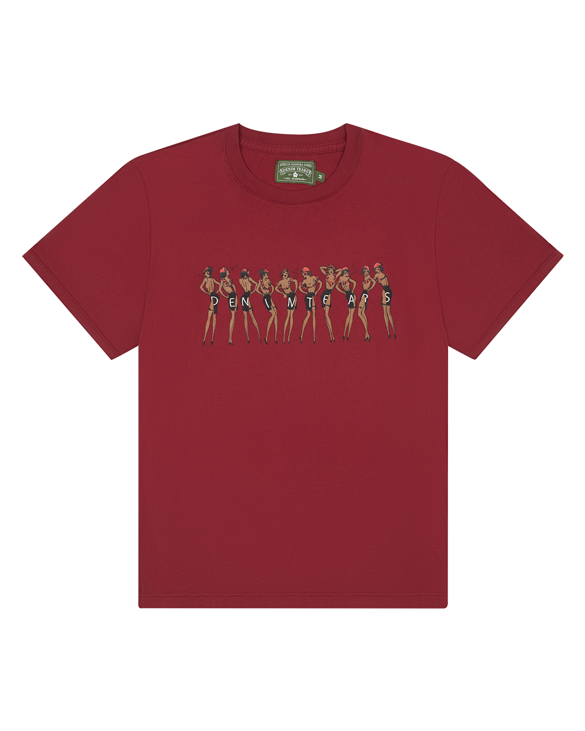 Cotton Club Tee Burgundy