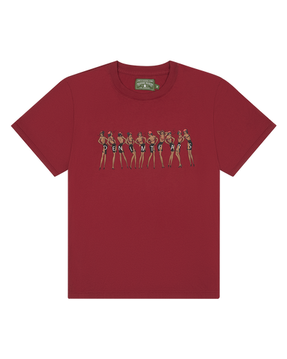 Cotton Club Tee Burgundy