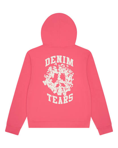 Denim University Zip Hoodie Pink – view 2