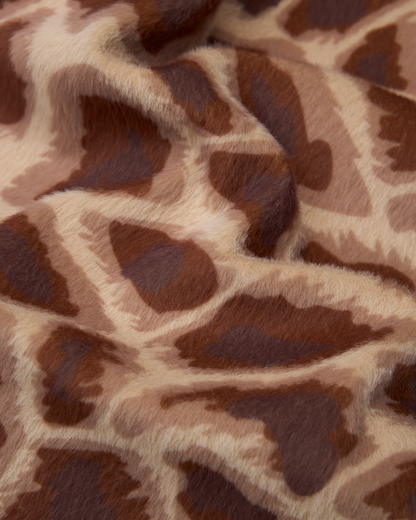 Faux Fur Giraffe Print Sweatpant – view 3