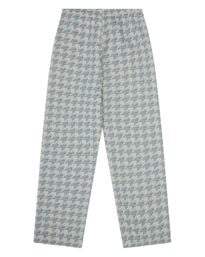 Printed Sweatpants Light Blue