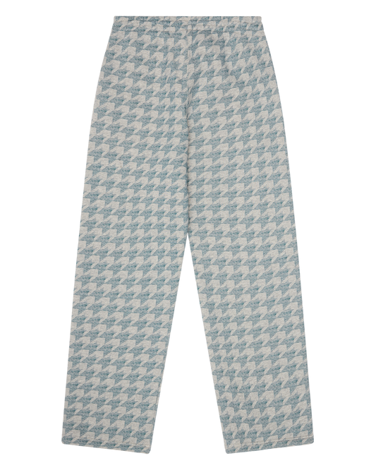 Printed Sweatpants Light Blue
