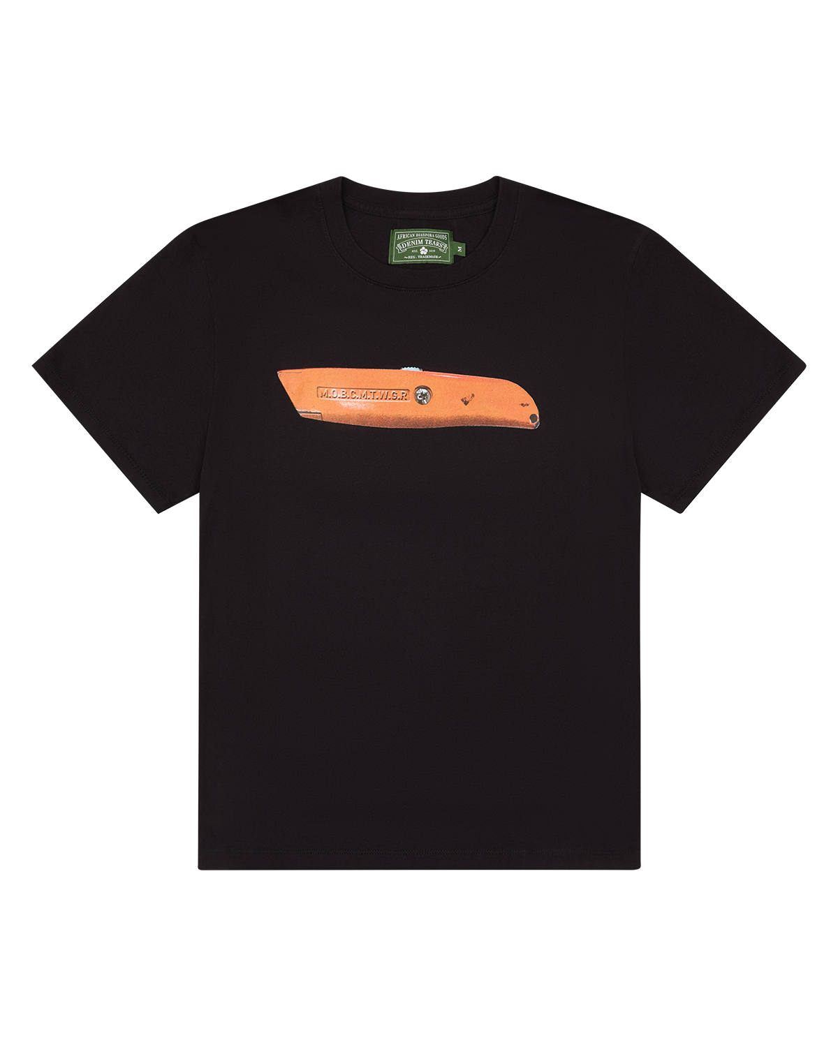 My Orange Box Cutter Make the World Go Round Tee Black