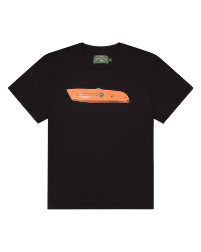 My Orange Box Cutter Make the World Go Round Tee Black