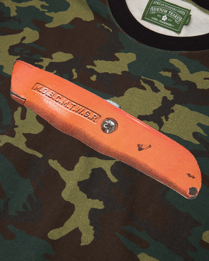 My Orange Box Cutter Make the World Go Round Tee Camo – view 3