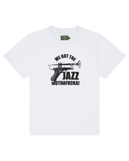 St. Albans Jazz Tee White