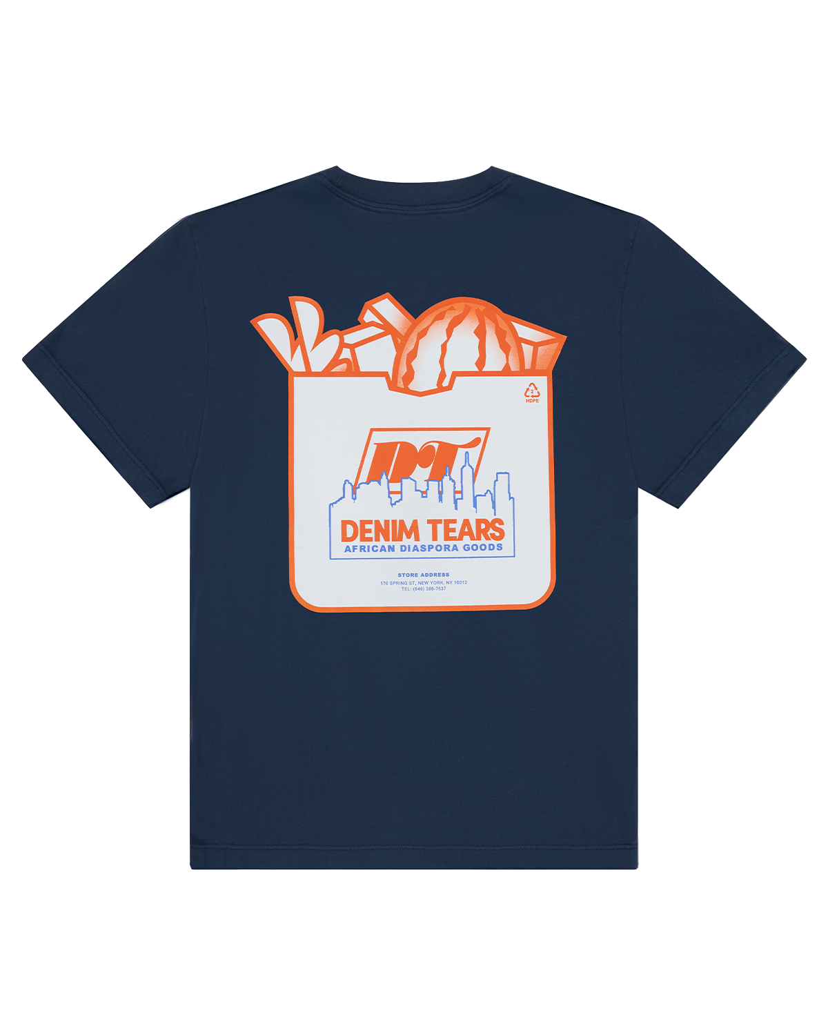 Supermarket Tee Navy – view 2